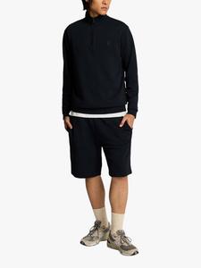 Спортивные шорты из тончайшего хлопка с завязками Lyle & Scott, темно-синий