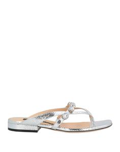 Сандалии Sergio Rossi, серебряный