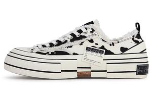 Кеды унисекс с низким верхом белого/черного цвета Xvessel