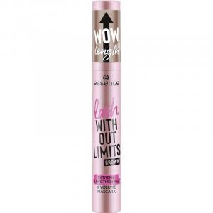 Тушь для ресниц без ограничений, экстремально удлиняющая и объемная, 02 коричневого цвета essence, 13 ml