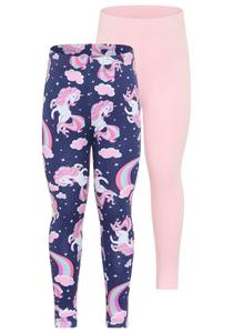 Kidsworld Скинни-леггинсы в цветах Night Blue, Aqua, Rose