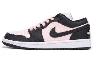 Баскетбольные кроссовки Air 1 Vintage женские с низким верхом, черный/розовый Jordan