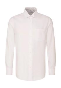 Рубашка делового покроя с длинным рукавом и воротником-стойкой Seidensticker, белый