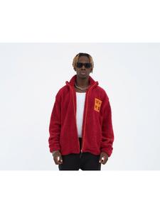 Флисовая куртка Money Oversize красного цвета Megaman