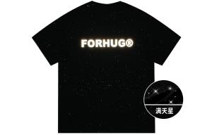 FORHUG Футболка унисекс, Черный (издание Звездное небо)