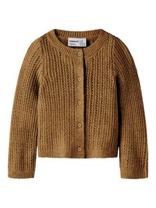 Вязаный кардиган NAME IT, Mottled Brown