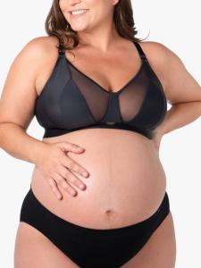Безупречный бюстгальтер для кормления с мягкой чашечкой Hotmilk, черный