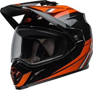 Мотокроссовый шлем Bell mx-9 adventure mips alpine, Black/Orange