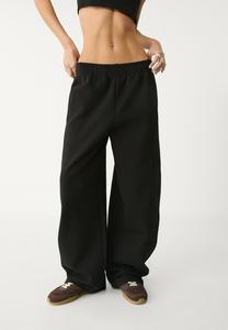 Спортивные штаны PLUSH BARREL Stradivarius, черный