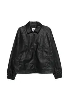 Косуха Santiago из искусственной кожи на молнии Adidas, черный