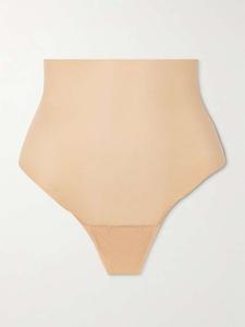 Легкие корректирующие стринги из эластичного джерси Commando, бежевый