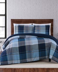 Комплект постельного белья Trey Plaid из 2 предметов, размер Twin XL Truly Soft, синий