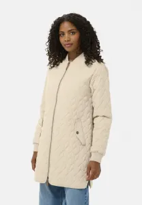 Длинная стеганая легкая куртка kalelia Kaffe, Feather Gray