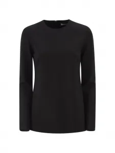 Блуза на молнии MAX MARA, черный