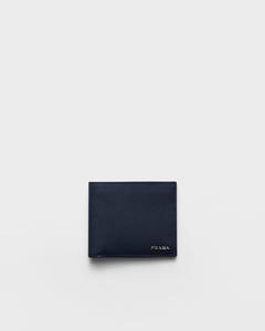 Кошелек из сафьяновой кожи Prada, серый