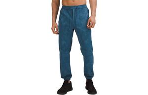 Расслабленные вязаные спортивные штаны men's Lululemon, синий