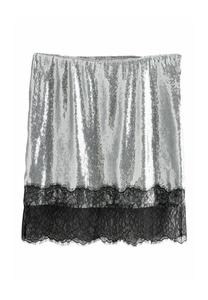 Юбка Next Mini skirt, Silver/Silver-Coloured