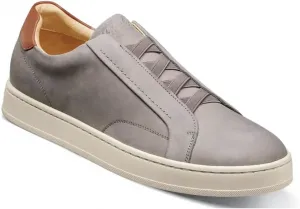 Мужские слипоны Florsheim Monopoli с эластичной шнуровкой от носка до пятки, серый