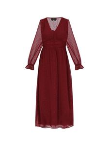 Faina Женское платье бордового цвета