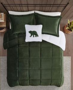 Альтон 4 шт. Наборы одеял Woolrich, зеленый