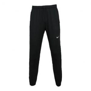 Брюки dri-fit breathable small knit sports long pants black Nike, черный