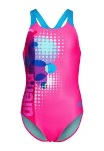 Купальник dots swim pro back Arena, Shocking Pink Multi-Shocking Pink-Turquoise