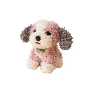 Плюшевая кукла милый плюшевый щенок с завитыми ушками, высота 23 см Bitter purchase