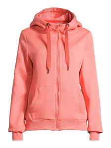 Salzhaut Толстовка с капюшоном на молнии 'Sööte' в коралловом цвете