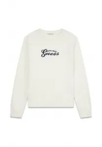 Пуловер с джемпером с логотипом gesticktem Guess, Mehrfarbig/Weiß