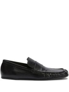 Jil Sander кожаные лоферы, черный