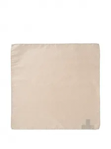 Шелковый платок для нагрудного кармана Emporio Armani, бежевый