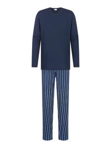 Длинная пижама Mey Long Pajamas Straight, синий/темно-синий