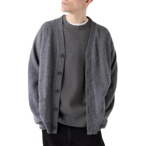 Кардиган унисекс Uniqlo на пуговицах, серый