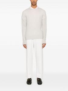 TOM FORD свитер с отделкой в рубчик, серый