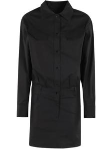 Платье Federica Tosi из хлопка, черный