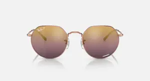 Солнцезащитные очки Ray-Ban JACK CHROMANCE, золотой/красный