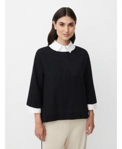 Женская блузка MaDarmi с рукавами 3/4 и круглым вырезом Masai Copenhagen, Black