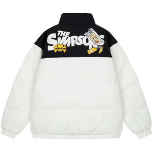 Пуховик унисекс The Simpsons, светло-серый (в комплекте одна фирменная куртка)