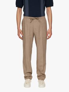 Брюки Soren Drape из льна J.Lindeberg, Sepia Tint