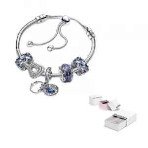 Pandora Серебряный браслет 925 пробы Unisex Silver