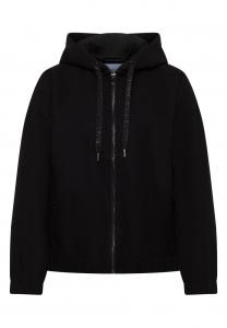 Толстовка с капюшоном на молнии CECIL, черный
