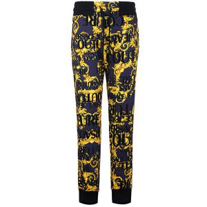 VERSACE JEANS COUTURE Вязаные спортивные штаны мужские желтые