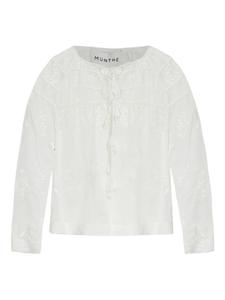 Вышитая блузка со шнуровкой MUNTHE