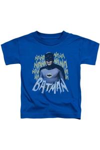 Футболка с коротким рукавом для детей с классической темой из сериала Batman Gildan, синий