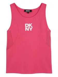 Спортивный топ с логотипом Dkny Kids, розовый