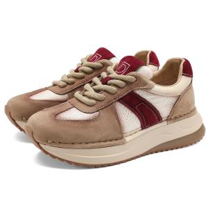 Нескользящие и износостойкие легкие низкие повседневные туфли для женщин D:FUSE SCANDINAVIA, Desert Gray