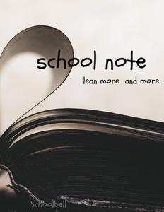 School note (Independently published)