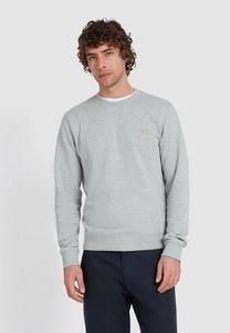 Толстовка Farah TIM NEW CREW, Light Grey Marl/Light Grey