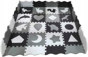 Большой пенопластовый коврик с фигурками забора и головоломки 4iQ Group