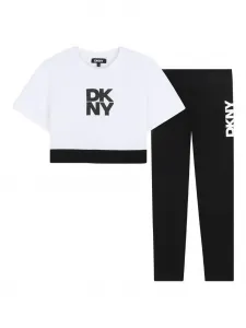 Спортивный костюм с логотипом Dkny Kids, белый